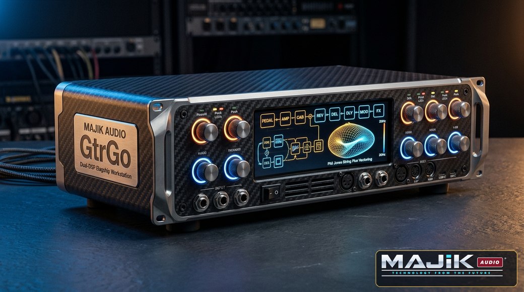 GTR GO — Boutique Dual-DSP Amp Head & Stereo IR Cabinet Rig