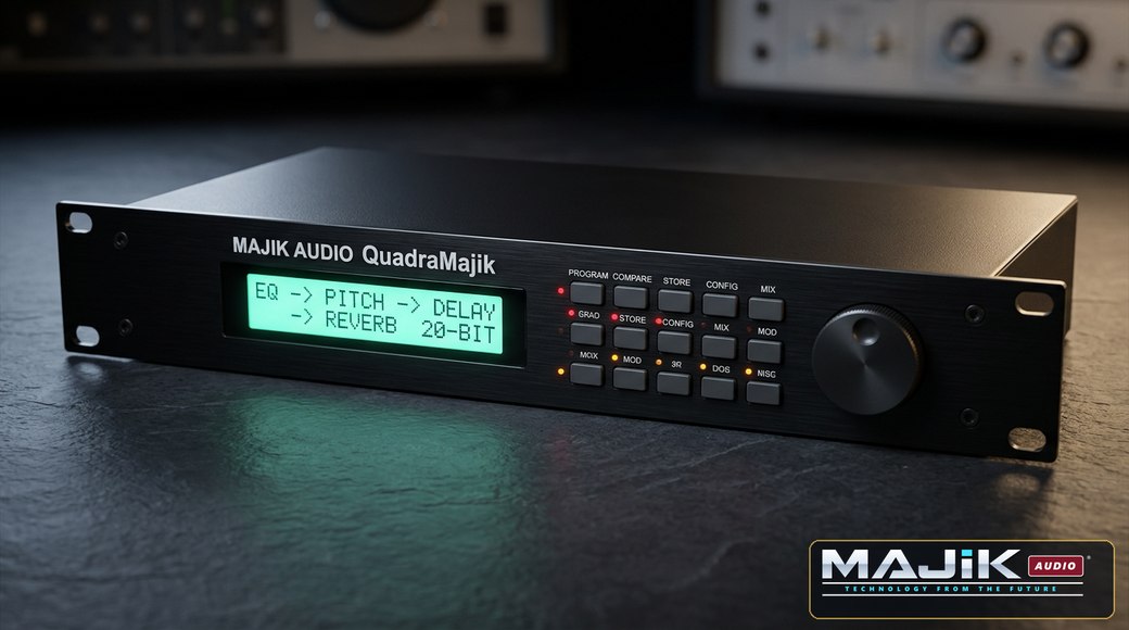 QUADRA MAJIK — QuadraVerb 4-Engine 20-Bit Reverb & Multi-FX Workstation