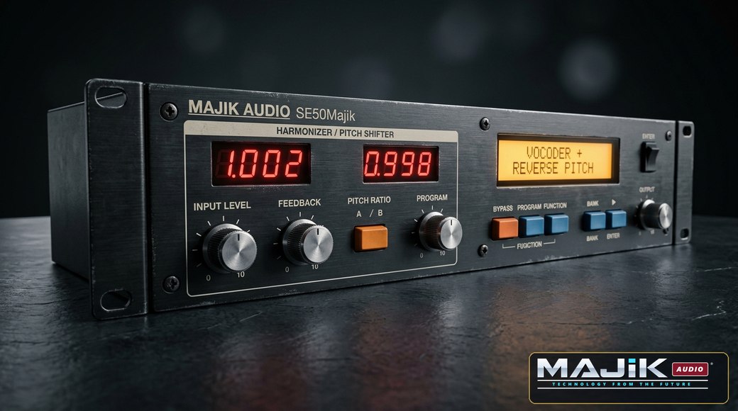 SE-50 MAJIK — Stereo Vocoder, Pitch & Multi-FX Studio Processor